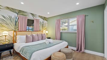 4 slaapkamers, een strijkplank/strijkijzer, wifi, beddengoed