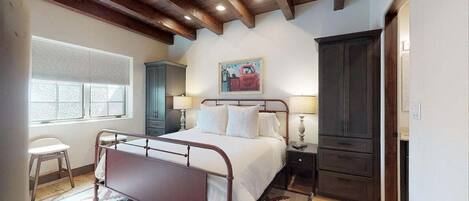 2 bedrooms, iron/ironing board, travel crib, WiFi