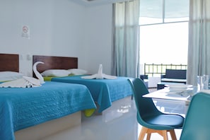 1 bedroom, premium bedding, down comforters, in-room safe