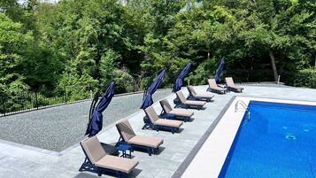 Una piscina riscaldata