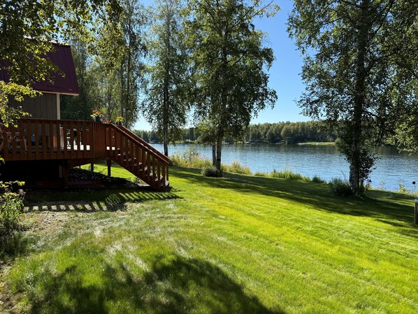 Property grounds - Long Lake Slice of Heaven.  Beautiful lake front home with activities for all. (Willow)