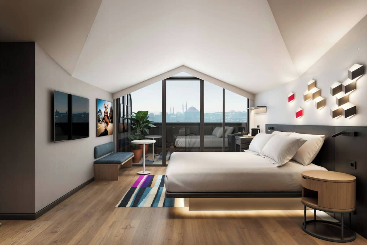 Room, 1 King Bed, Non Smoking, Sea View (Terrace) | Free WiFi, bed sheets