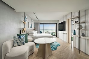 Suite, 1 llit de matrimoni gran i sofà llit, balcó | Minibar, caixa forta a l'habitació i habitacions insonoritzades