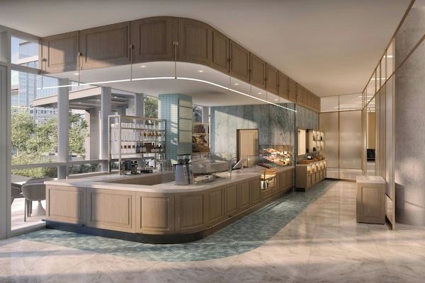 Breakfast, lunch and dinner served