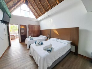 Habitacion Tosca/Dolce | Blendingsgardiner, wi-fi (inkludert) og sengetøy