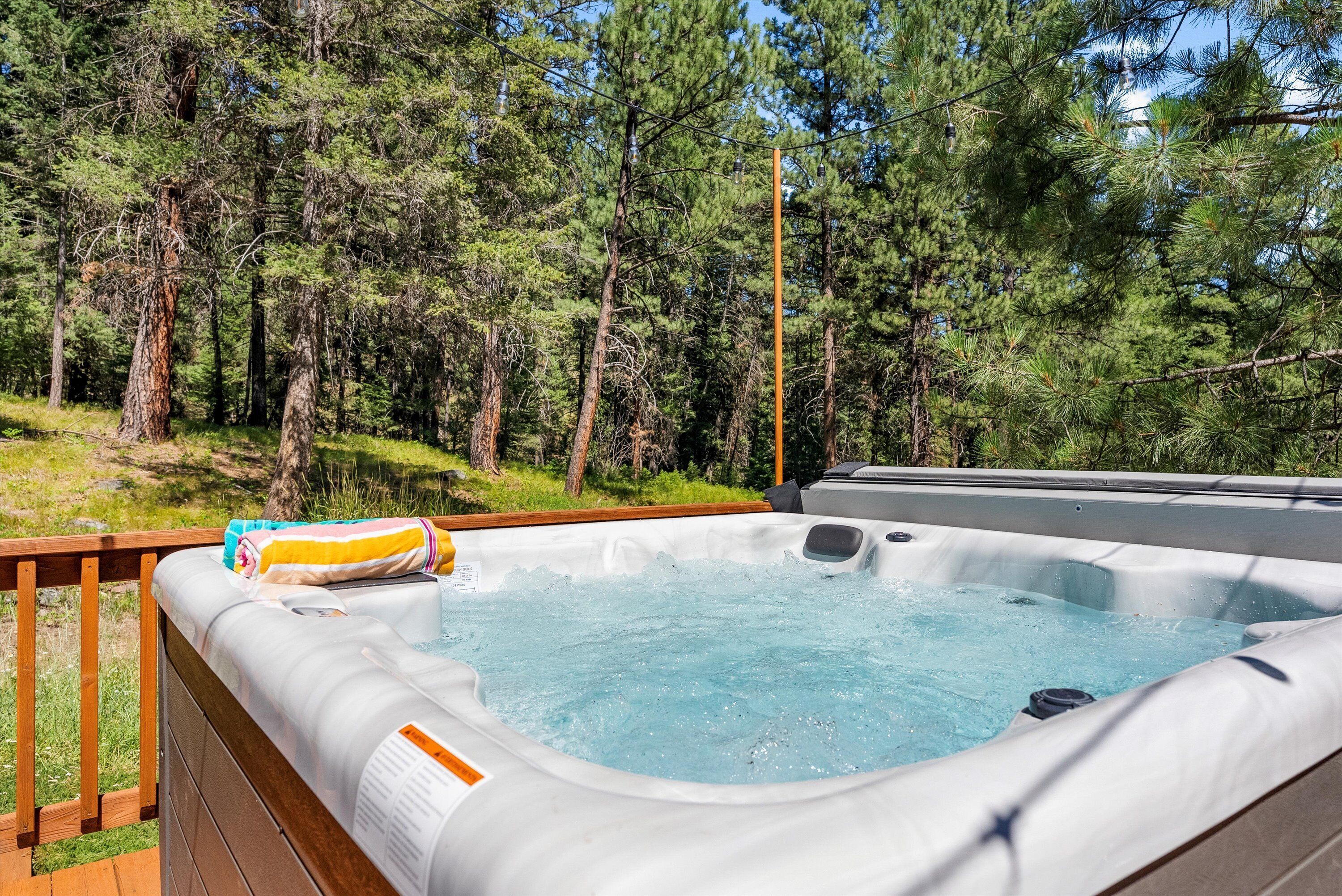 Bañera de hidromasaje al aire libre