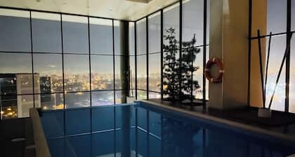 Modern 2-bedroom beautifully decorated apartment in Guatemala City and amenities