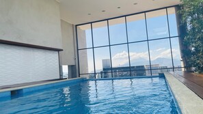 Piscine couverte, piscine chauffée