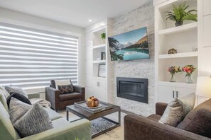 Fernseher, Kamin, Arbeitsbereiche