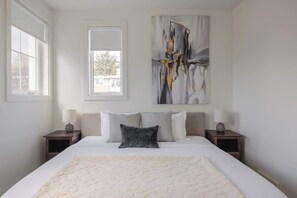 3 bedrooms, iron/ironing board, travel cot, WiFi