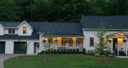 Restored VT Farmhouse | Porch, Hot Tub + Shuttle
