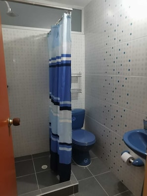 Towels, soap, toilet paper