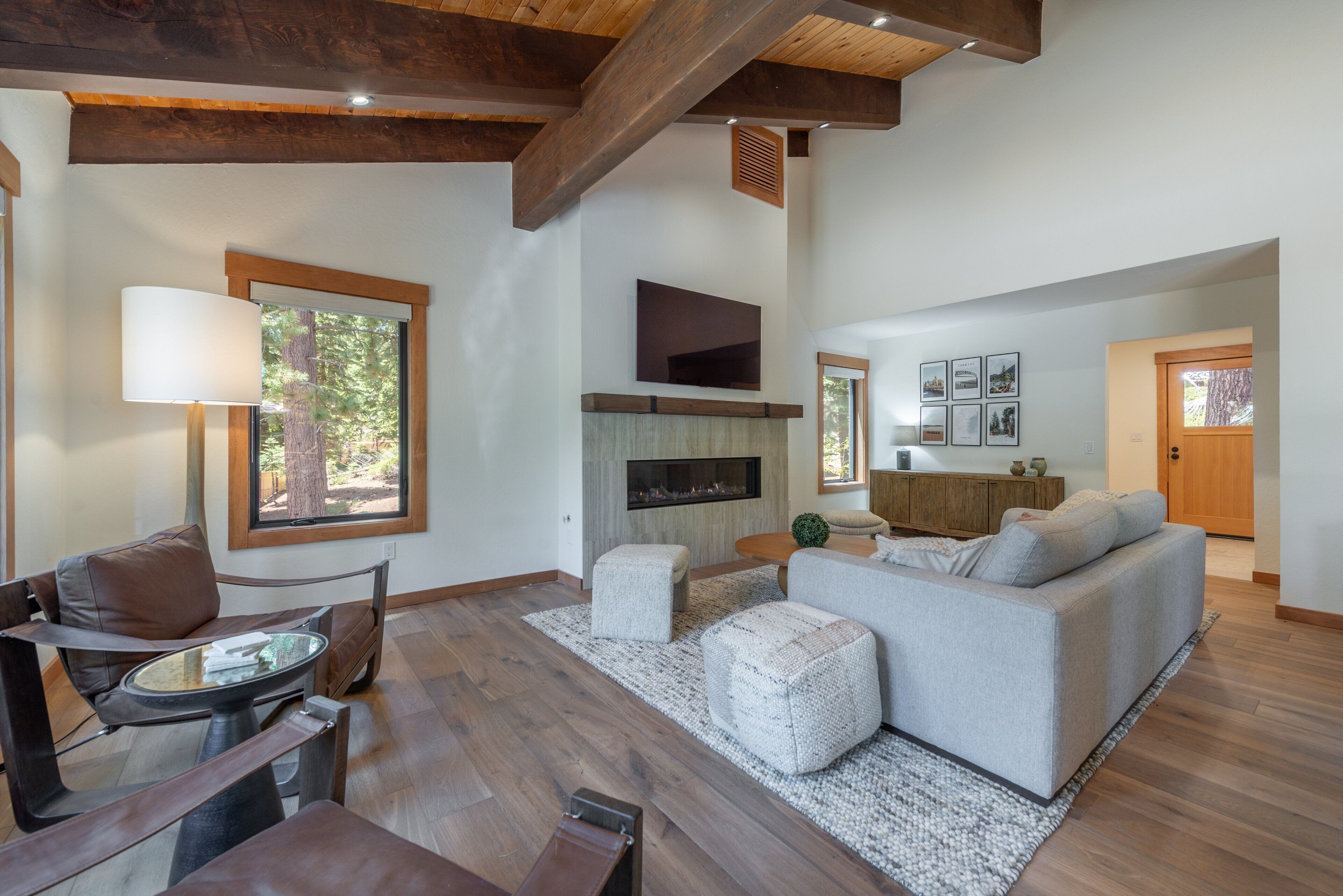 TV connectée, cheminée