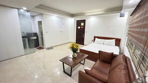 Deluxe Studio, Balcony | Minibar, desk, laptop workspace, free WiFi
