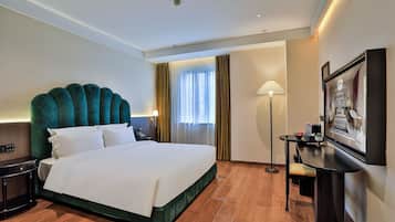 Enkeltrom – design, 1 soverom, byutsikt | Skrivebord, skrivebord for bærbar PC og wi-fi (inkludert)