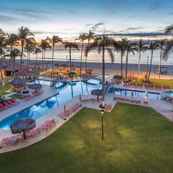 2 outdoor pools, open 9:00 AM to 10:00 PM, free pool cabanas