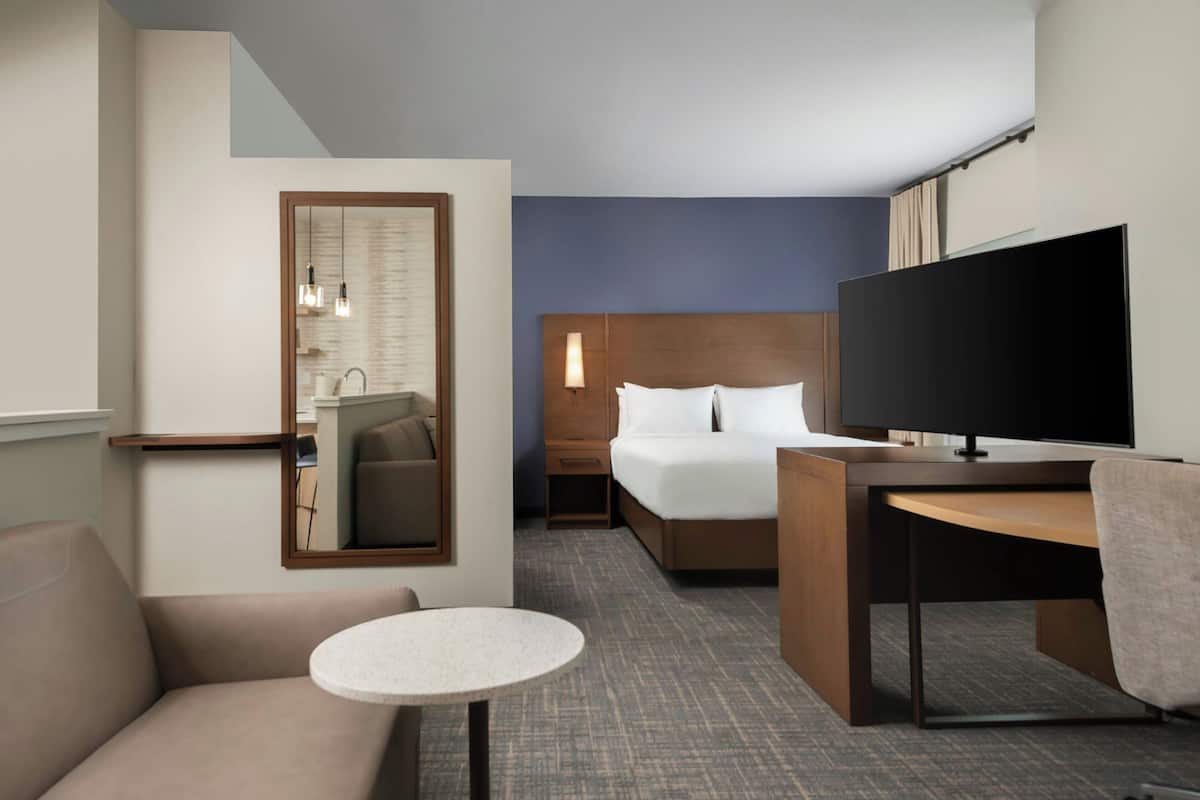 Studio suite, 1 kingsize bed met slaapbank