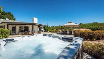 House, Multiple Beds, Hot Tub, Garden View (Olive Ranch House) | Terrace/patio