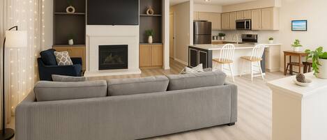 Smart-TV, peis, bøker og PC-skjermer