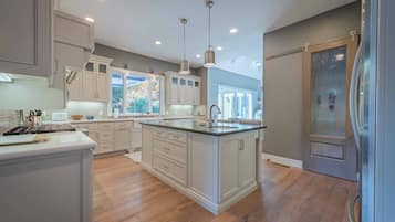 House, Multiple Beds, Pool Access, Pool View (Sycamore Ranch) | Private kitchen | Coffee/tea maker