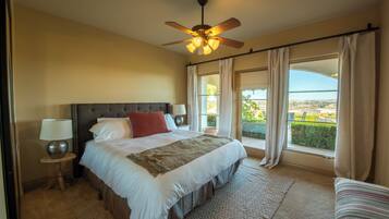 3 bedrooms, individually decorated, individually furnished, bed sheets