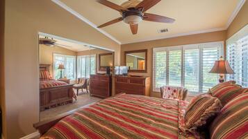 2 bedrooms, individually decorated, individually furnished, bed sheets