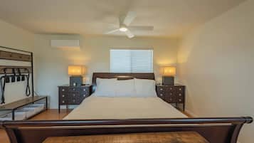 House, 1 King Bed, Patio (Heartview Cottage) | 1 bedroom, individually decorated, individually furnished, bed sheets