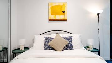 2 chambres, fer et planche Ă repasser, Wi-Fi, draps fournis