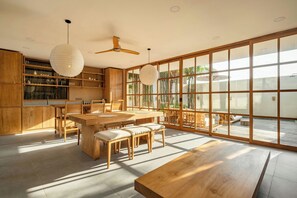 Luxury Villa, 2 Bedrooms, Pool View | Dining room