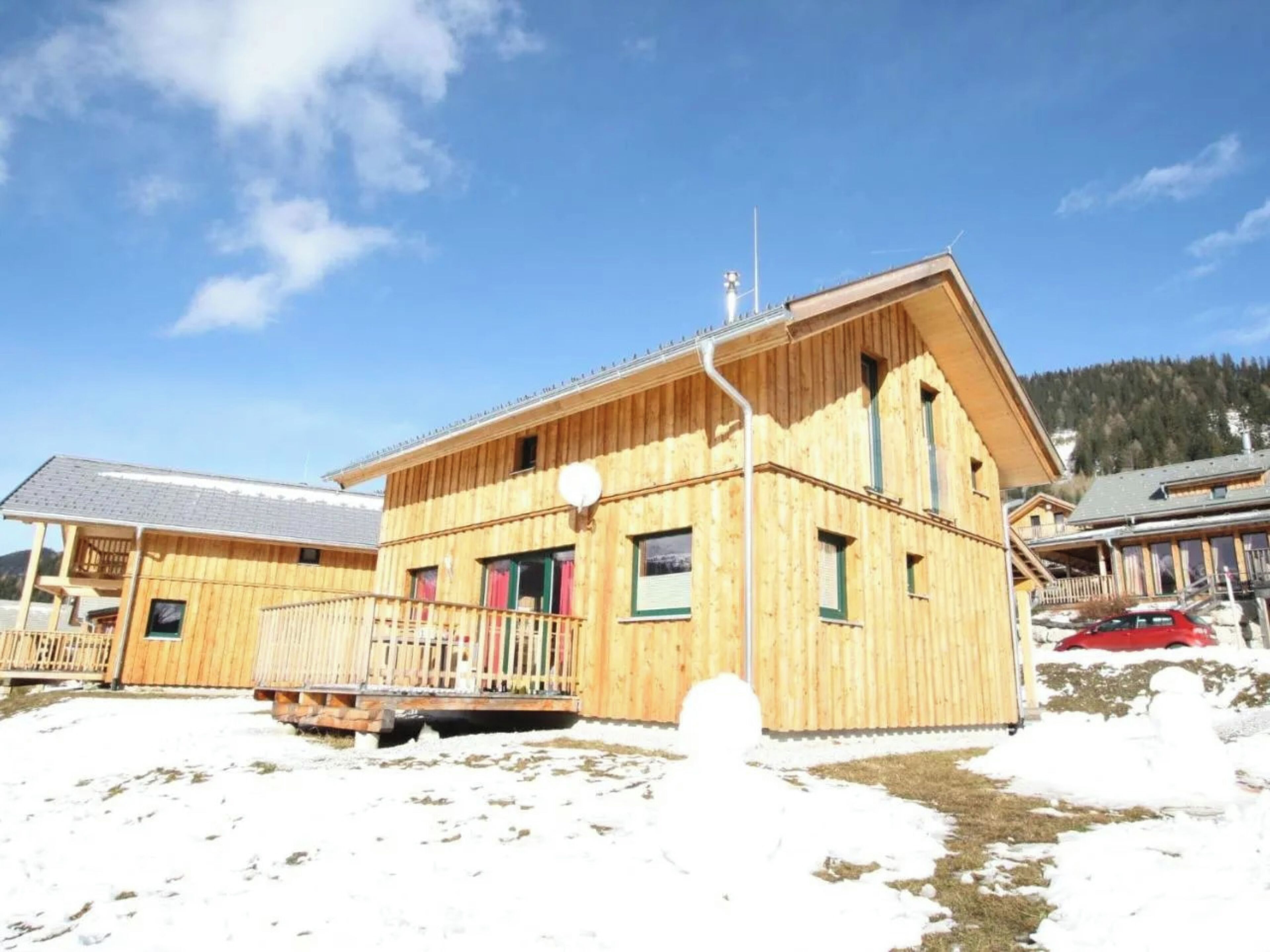 Außenseite Ferienhaus [Winter]