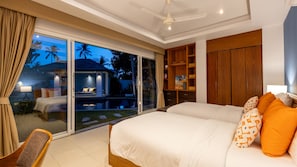 2 chambres, coffre-fort, bureau, accès au Wi-Fi (inclus)