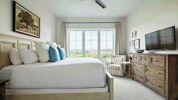 4 bedrooms, iron/ironing board, WiFi, bed sheets