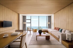 Maisonette, Meerblick | Wohnbereich