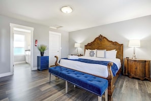 2 bedrooms, iron/ironing board, travel crib, WiFi