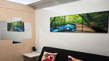 Departamento estándar, vista a la ciudad | Insonorización, tabla de planchar con plancha y wifi gratis