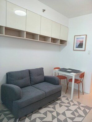 Standard Room, 1 Bedroom | Living area | Flat-screen TV - Sea Residences (Pasay)