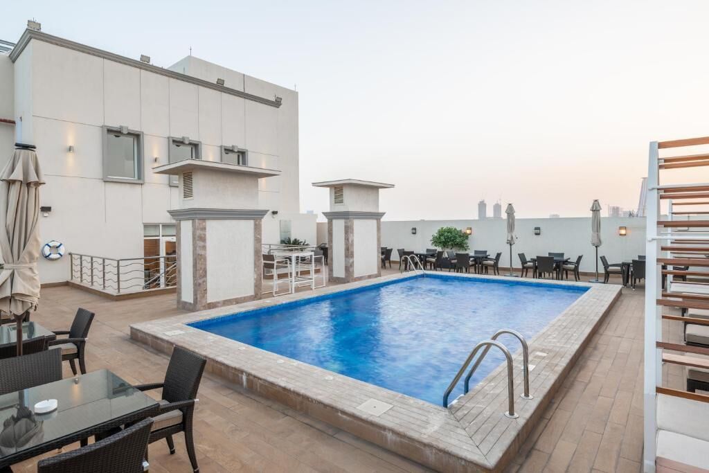 Rooftop pool