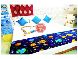 Hypo-allergenic bedding, in-room safe, soundproofing, free WiFi - Hotel Pranab Sadan Near Golden Beach Puri (Puri)