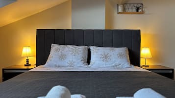 2 dormitorios, tabla de planchar con plancha, wifi y ropa de cama