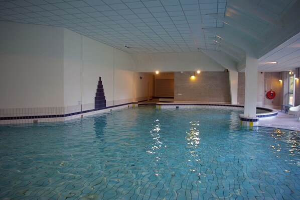 Indoor pool, a heated pool