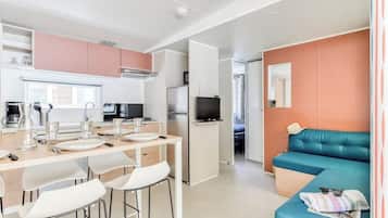 Casa rodante Premium, 3 habitaciones, aire acondicionado