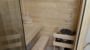 Sauna - Apartment 'Birke' with Lake View, Private Terrace and Wi-Fi (Weissensee)