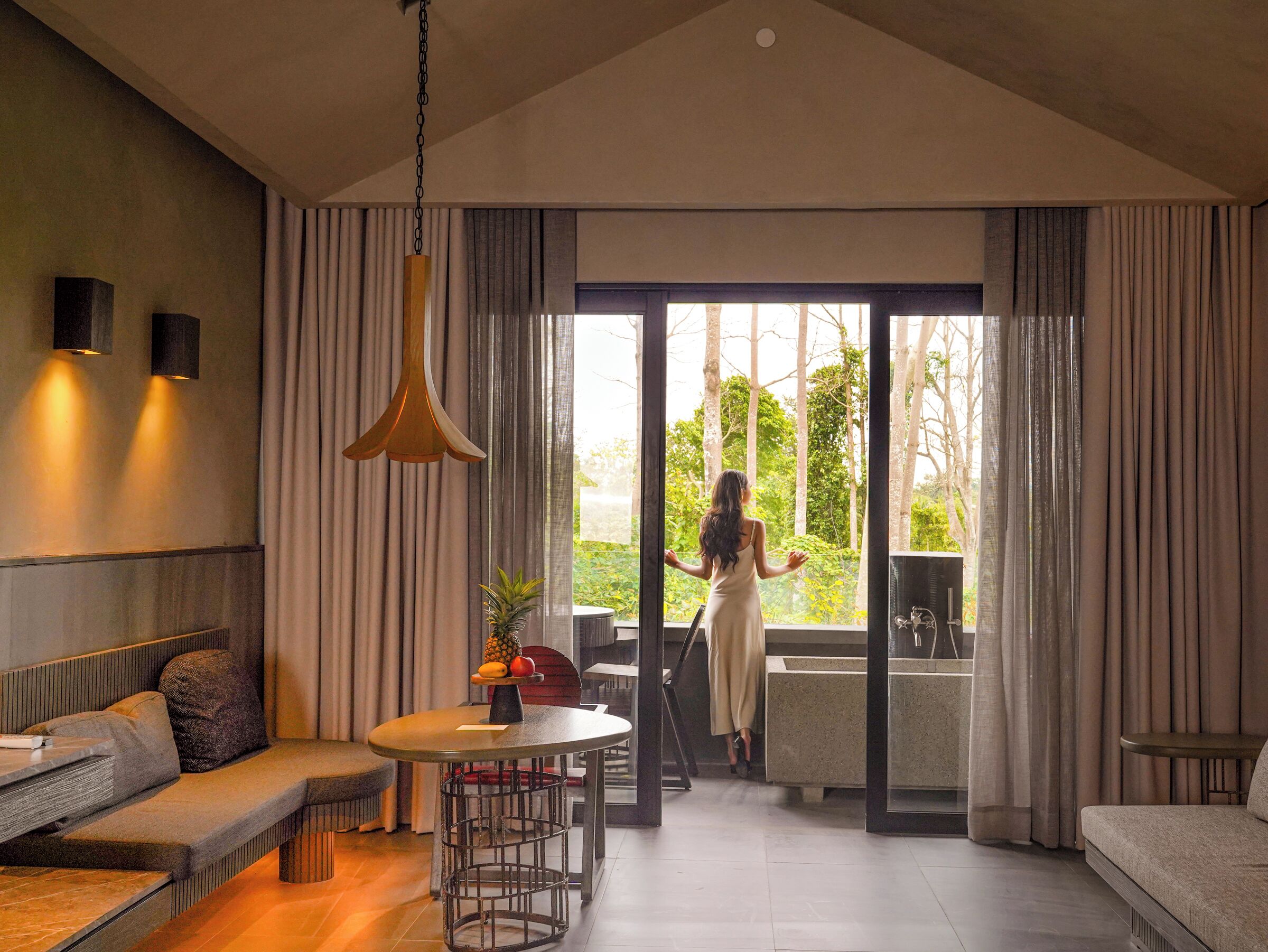 Chambre « Premier » avec lits jumeaux, vue jardin