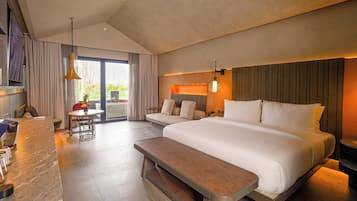 Premier-Suite, Gartenblick | Zimmersafe, Schreibtisch, schallisolierte Zimmer, kostenloses WLAN