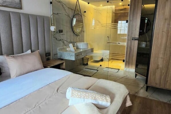 1 chambre, fer et planche à repasser, Wi-Fi, draps fournis