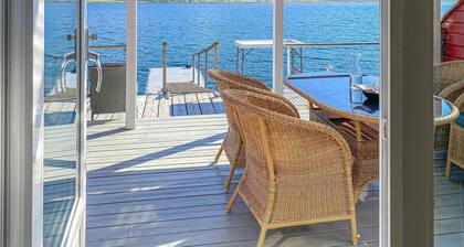 Beautiful home in Gursken with harbor view