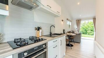 Fridge, oven, stovetop, toaster