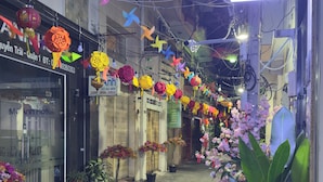 숙박 시설 입구