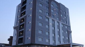 Voorkant van accommodatie