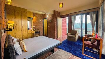 Deluxe Double Room, Balcony, Mountain View | Desk, laptop workspace, free WiFi